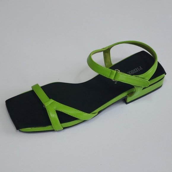Pierre Dumas Women sandals Lime Green - Picture 2 of 14